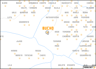map of Bucho