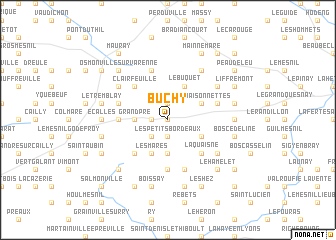 map of Buchy