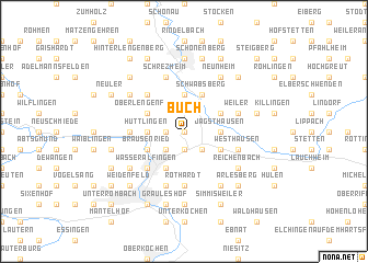 map of Buch