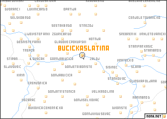 map of Bučička Slatina