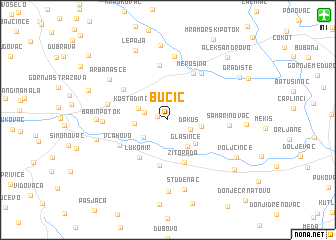 map of Bučić