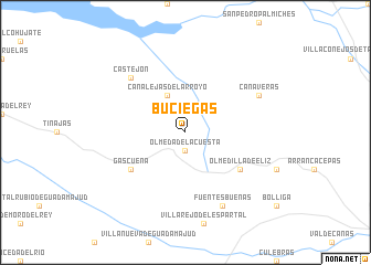 map of Buciegas