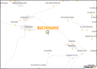 map of Bucinişu Mic