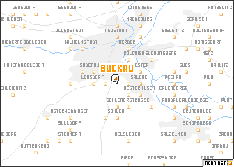 map of Buckau