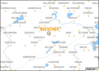 map of Bückchen