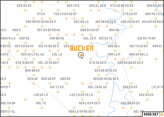 map of Bücken