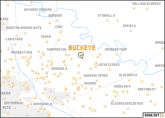 map of Buckeye