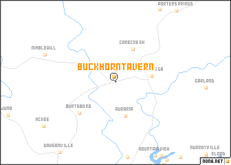 map of Buckhorn Tavern