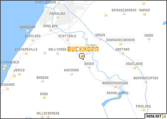 map of Buckhorn