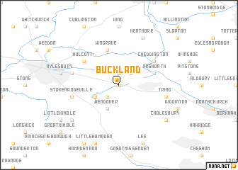 map of Buckland