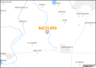 map of Buckland