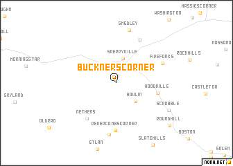 map of Buckners Corner