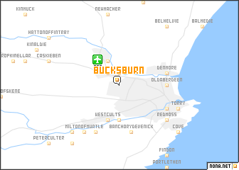 map of Bucksburn