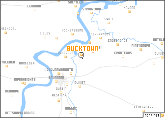 map of Bucktown