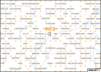 map of Bucq