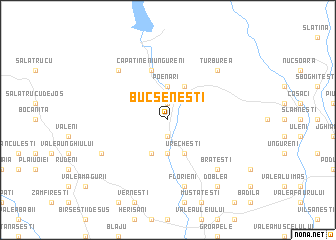 map of Bucşeneşti