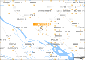 map of Bucsuháza