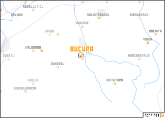 map of Bucura