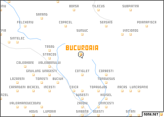 map of Bucuroaia