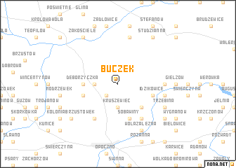 map of Buczek