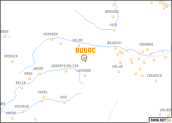 map of Budaç