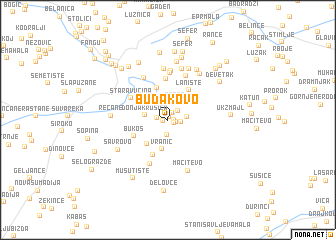 map of Budakovo