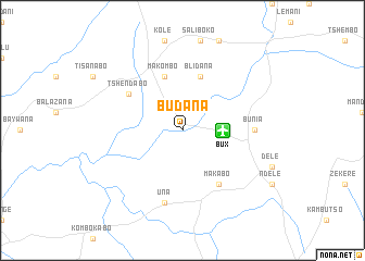 map of Budana