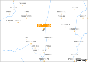 map of Budaung