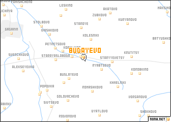 map of Budayevo