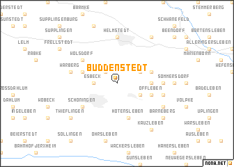map of Büddenstedt