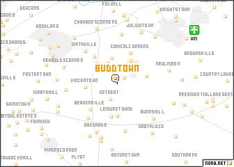 map of Buddtown