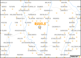 map of Budele