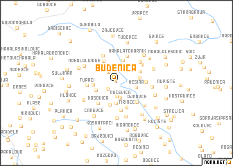 map of Buđenica