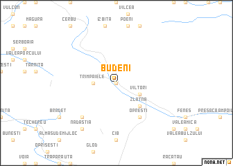 map of Budeni