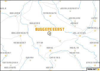 map of Budgeree East