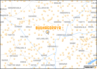 map of Budha Gorāya