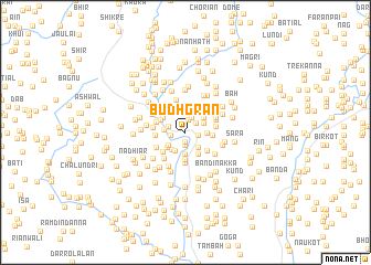 map of Budhgrān