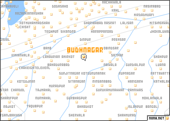 map of Budhnagar