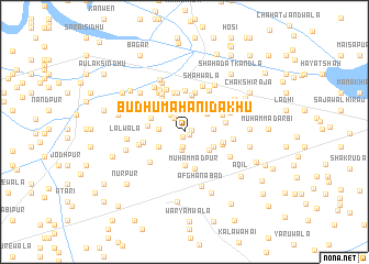 map of Budhu Mahāni da Khu