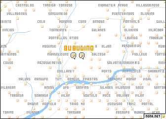 map of Budiño