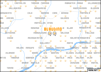 map of Budiño