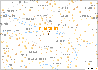 map of Budisavci