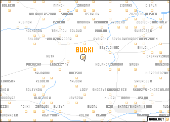 map of Budki