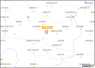 map of Budno