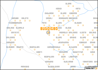 map of Budo Igbo