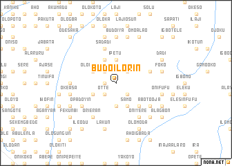 map of Budo Ilorin