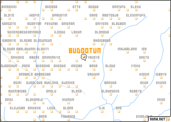 map of Budo Otun