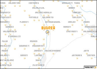 map of Budrea