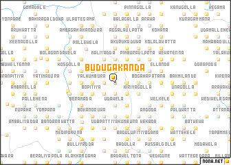 map of Budugakanda