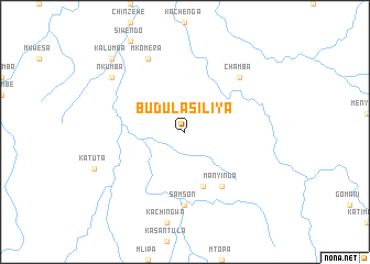 map of Budula Siliya